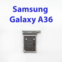 Cим-лоток (Sim-слот) для Samsung Galaxy A36 SM-A356E белый