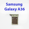 Cим-лоток (Sim-слот) для Samsung Galaxy A36 SM-A356E зеленый