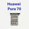 Cим-лоток (Sim-слот) для Huawei Pura 70 ADY-LX9 черный