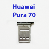 Cим-лоток (Sim-слот) для Huawei Pura 70 ADY-LX9 черный