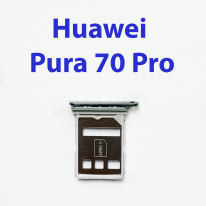 Cим-лоток (Sim-слот) для Huawei Pura 70 Pro HBN-LX9 черный