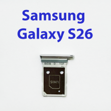 Cим-лоток (Sim-слот) для Samsung Galaxy S26 SM-S942B белый