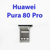 Cим-лоток (Sim-слот) для Huawei Pura 80 Pro LMR-LX9 черный