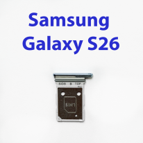 Cим-лоток (Sim-слот) для Samsung Galaxy S26 SM-S942B голубой