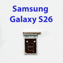 Cим-лоток (Sim-слот) для Samsung Galaxy S26 SM-S942B розовый