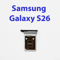 Cим-лоток (Sim-слот) для Samsung Galaxy S26 SM-S942B черный