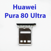 Cим-лоток (Sim-слот) для Huawei Pura 80 Ultra LMU-LX9 черный