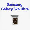 Cим-лоток (Sim-слот) для Samsung Galaxy S26 Ultra SM-S948B черный
