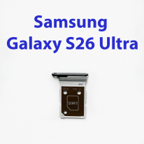 Cим-лоток (Sim-слот) для Samsung Galaxy S26 Ultra SM-S948B черный
