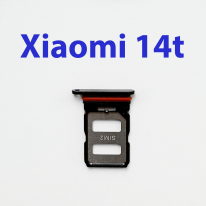 Cим-лоток (Sim-слот) для Xiaomi 14T черный