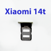 Cим-лоток (Sim-слот) для Xiaomi 14T лимонно-зеленый