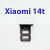 Cим-лоток (Sim-слот) для Xiaomi 14T синий