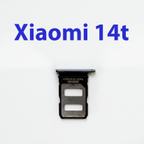 Cим-лоток (Sim-слот) для Xiaomi 14T синий