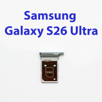 Cим-лоток (Sim-слот) для Samsung Galaxy S26 Ultra SM-S948B голубой