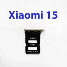 Cим-лоток (Sim-слот) для Xiaomi 15 зеленый