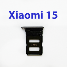 Cим-лоток (Sim-слот) для Xiaomi 15 черный