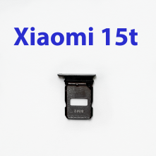 Cим-лоток (Sim-слот) для Xiaomi 15T серый