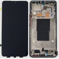 Экран (модуль) в раме Xiaomi 12T (черный)