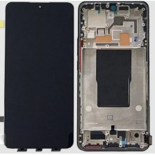 Экран (модуль) в раме Xiaomi 12T (черный)