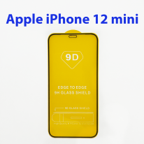 Защитное стекло для Apple iPhone 12 mini 5D черный