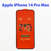 Защитное стекло для Apple iPhone 14 PRO Max (черный) 5D