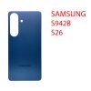 Задняя крышка (стекло) для Samsung Galaxy S26 SM-S942B темно-синий