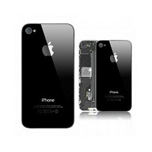 Задняя крышка (стекло) для Apple iPhone 4S чёрный