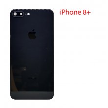 Задняя крышка (стекло) с объективом для Apple iphone 8 plus чёрный