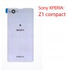 Задняя крышка (стекло) для Sony Xperia Z1 Compact белый