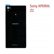 Задняя крышка (стекло) для Sony Xperia Z2 чёрный
