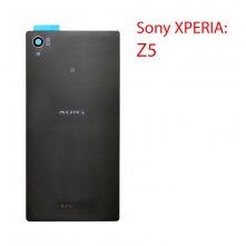 Задняя крышка (стекло) для Sony Xperia Z5 серый