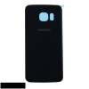 Задняя крышка (стекло) для Samsung Galaxy S6 чёрная