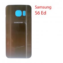 Задняя крышка (стекло) для Samsung Galaxy s6 Edge G925F золотая