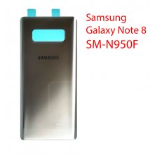 Задняя крышка (стекло) для Samsung Galaxy Note 8 (SM-N950F) серебристая