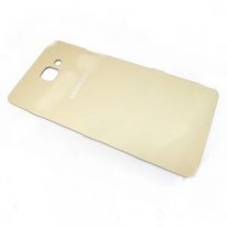 Задняя крышка (стекло) для Samsung Galaxy A9 (2016) A910 золотая