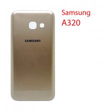 Задняя крышка (стекло) для Samsung Galaxy A3 (2017) A320F золотой