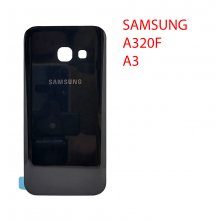 Задняя крышка (стекло) для Samsung Galaxy A3 (2017) A320F чёрная