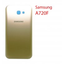 Задняя крышка (стекло) для Samsung Galaxy A7 (2017) A720F золотой