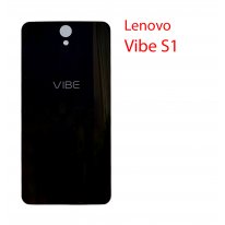 Задняя крышка (стекло) для Lenovo Vibe S1 чёрная