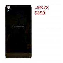 Задняя крышка (стекло) для Lenovo S850 (чёрная)