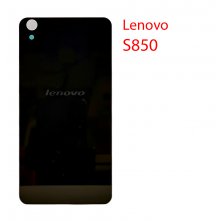 Задняя крышка (стекло) для Lenovo S850 (чёрная)