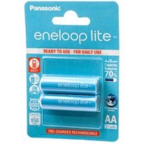 Аккумулятор Panasonic Eneloop lite 950mAh АА NiMh тип AA R06 LR6 LR06 (2 шт. в одной упаковке (BK-3LCCE.2BE))