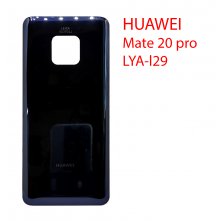 Задняя крышка (стекло) для Huawei Mate 20 Pro LYA-L29 (черный)