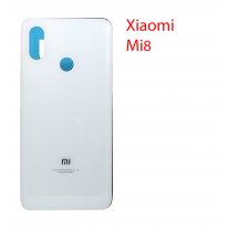 Задняя крышка (стекло) для Xiaomi Mi 8 международная версия (белый)