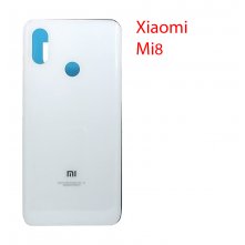 Задняя крышка (стекло) для Xiaomi Mi 8 международная версия (белый)