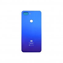 Задняя крышка (стекло) для Xiaomi Mi 8 Lite международная версия (синий)