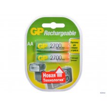Аккумулятор GP 2700mAh АА NiMh тип AA R06 LR6 LR06 (2 шт. в одной упаковке)