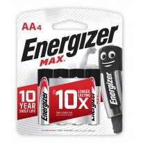 Аккумулятор Energizer MAX AA R06 LR6 LR06 (4 шт. в одной упаковке)