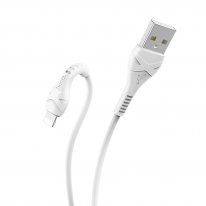 USB кабель Hoco X37 Lightning для зарядки и синхронизации (белый) 1 метра