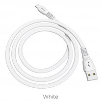 USB кабель Hoco X40 Lightning для зарядки и синхронизации (белый) 1 метра